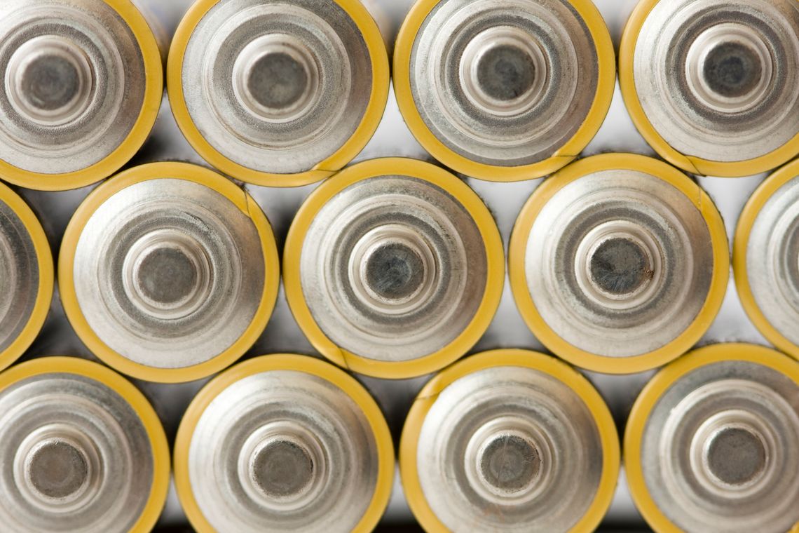 Ansammlung von Batterien