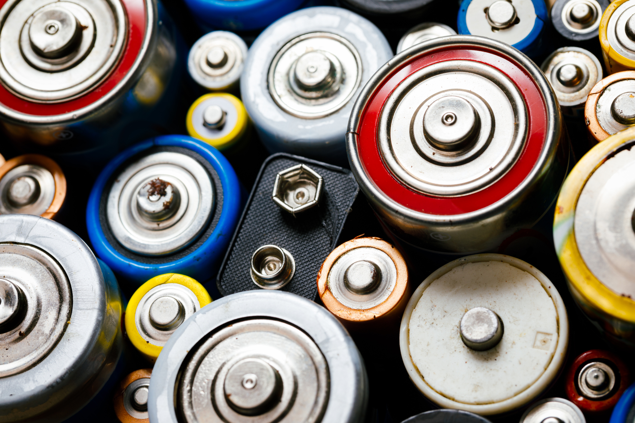 Verschiedene Batterien